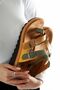 Women's Khaki Flip Flops Buckle Slippers
