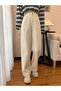 Beige Palazzo High Waist Lycra Wide Leg Pants