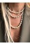 Long Vintage Pearl Necklace - 5