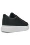 Daily Men's Casual Black and White High Heeled Patterned Sole Oval Toe Sneaker Sports Shoes 109 - 4