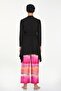 Stretch Fabric Full Covered Hijab Swimsuit Wide Leg Gael 4517 Black - 5