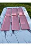 2 Models of 6-Piece Light Pink Baton Tray and 6-Piece Light Pink Macaron Holder, Cake Serving Presentation Tray - 3