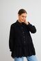 Black Women's Vale Stone Embroidered Skirt with Ruffles and Brode Shirt - 4