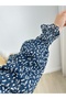 Balon Kol Silvery Chiffon Dress - 6
