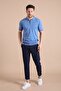 A.avacı Polo Collar Zippered 100% Cotton Men's Knitwear T-shirt - 8