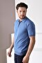 A.avacı Polo Collar Zippered 100% Cotton Men's Knitwear T-shirt - 3