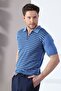 A.avacı/a.laci Polo Collar Zippered 100% Cotton Men's Knitwear T-shirt