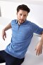 A.avacı Polo Collar Zippered 100% Cotton Men's Knitwear T-shirt - 5