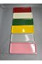Mix Set of 6 Metal Single Decorative Candle, Tea, Coffee and Cake Service Baton Presentation Tray - 2