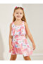 Floral Print Dress & Shorts Swim Set - 2
