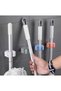 4 Pieces Practical Mop Holder - SVRM Adhesive, White - 3
