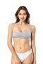 Padded Cotton 4-Piece Set of Undershirts in Black, Gray, and White (M= 70-75, L= 80-85, Xl= 90-95, 2XL=100-105) - 7
