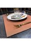 Rossa American Placemat Set of 4, Orange-Gray Color, 30*45 cm - 4