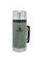 Green Steel Food Thermos - Classic Vacuum, 0.94 Lt