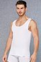Men's White Crew Neck Undershirt