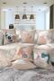طقم غطاء وسادة مطبوع رقميًا بتصميم عرقي مزدوج الجوانب مكون من 7 قطع
