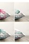 Set of 4 Double Sided Colorful Watercolor Butterfly Drawing Digital Printed Modern Raschel Throw Pillow Covers - 2