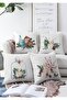 4-Piece Double Sided Special Design Candle Themed Digital Printed Modern Raschel Knitted Throw Pillow Cover Set