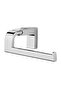 Polite and Aesthetic Quality Solid Brass Chrome Premium Toilet WC White Paper Holder Trendy Paper Holder