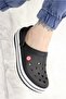 Black - White - Black Unisex Summer Beach Slippers - 4