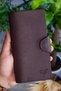 Martha Genuine Leather Brown Unisex Portfolio Wallet