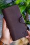 Martha Genuine Leather Brown Unisex Portfolio Wallet - 4