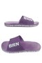 Brn B050-10 Women's Lilac Non-Slip Sole Sea Beach Pool Daily Walking Slippers