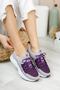 Kadın Buz Mor Sneaker 0012072 - 3