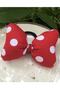 Large Size Red Buckle Dotted Bow Rubber Buckle