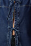 Dark Blue Front Tie Oversize Denim Vest Twoaw25Ye00063 - 3