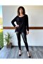 Black Asymmetrical Lycra Blouse Std - 4