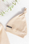 Natural Buttoned Hat Baby Girl/Boy Jumpsuit Set - 4