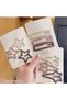 Set of 3 Large Matte Soft Colored Shooting Star Snap Buckles 5.2cm - Starry Snap Kids' Buckle - 2