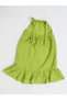 Gazelle Frilly Green Girl Dress - 5