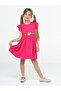 Fuchsia Floral Girl's Dress - 2