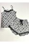 Mother's Day Pajama Set - Strappy Shorts Set Gift for Mom with Signature - 2