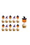 Party Toothpick Halloween Themed 10 Cupcake and Cake Decorations