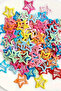 12 Colorful Star Snap Buckles - 2