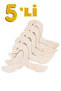 Swan-shaped wooden clothes hangers for babies and toddlers - 5