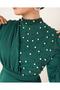 Women's Pearl Detailed Special Occasion Dress - 3