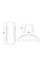FRANCY SMART PACK GREY OPAL E27 tavan lambası. - 5