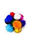 80 Pack Mixed Glitter Pompoms - 10-20-30 mm (BUBU-HS0026) - 4