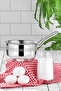 Stainless Steel Milk Jug Sauce Bowl 1 Liter / 14 cm - 2