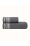 Limira 2-Piece Anthracite Bridal Towel Set 50x90-70x140 2254 - 3