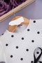 2-4 Years Old Girl's Polka Dot Tulle Short Sleeve Dress - 2