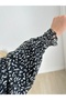 Balon Kol Silvery Chiffon Dress - 5