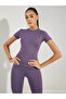 Stitch Detail Short Sleeves Top & Leggings Set - 2
