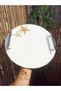 White Glass 2-Piece Promise Engagement Tray / Promise Coffee Presentation - Promise Engagement Ring Tray - 3