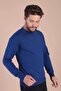 سترة صوفية فائقة النعومة للرجال من Saks Crew Neck - 3