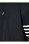Oversized Stretch Pique Knit T-Shirt & Striped Shorts Set - 3